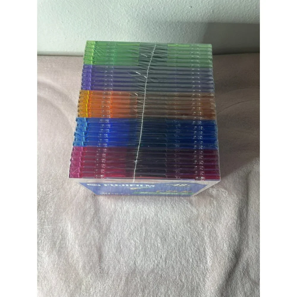 Fujifilm 30 Pack CD-R Color Slim Jewel Cases All Purpose 700MB 80 Min Data Music